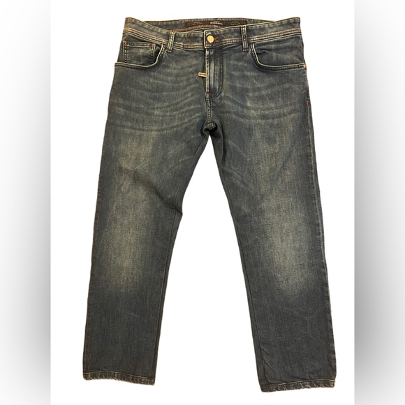 Stefano Ricci straight leg denim jeans custom hand painted dragon 🐉 - Picture 8 of 16